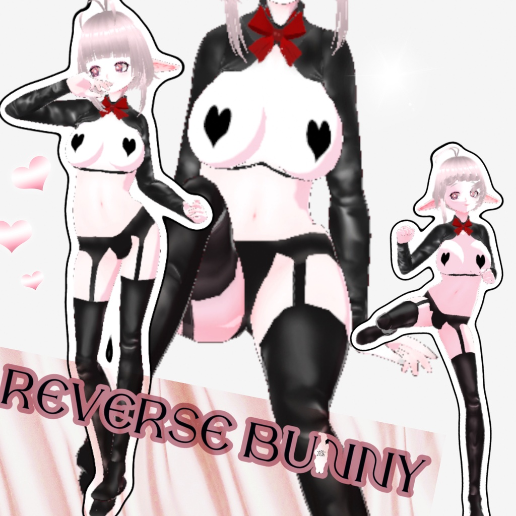 【vroid衣装】試作品 逆Bunny set