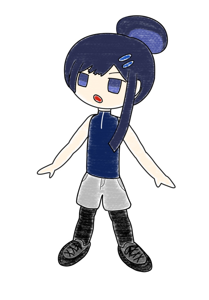 双葉湊音 クレヨン立ち絵