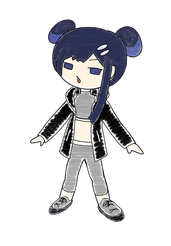 双葉湊音 クレヨン立ち絵