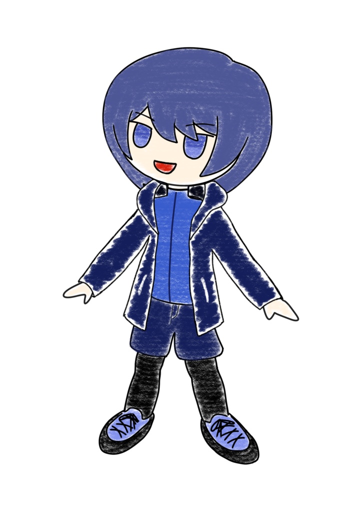 すずきつづみ クレヨン立ち絵