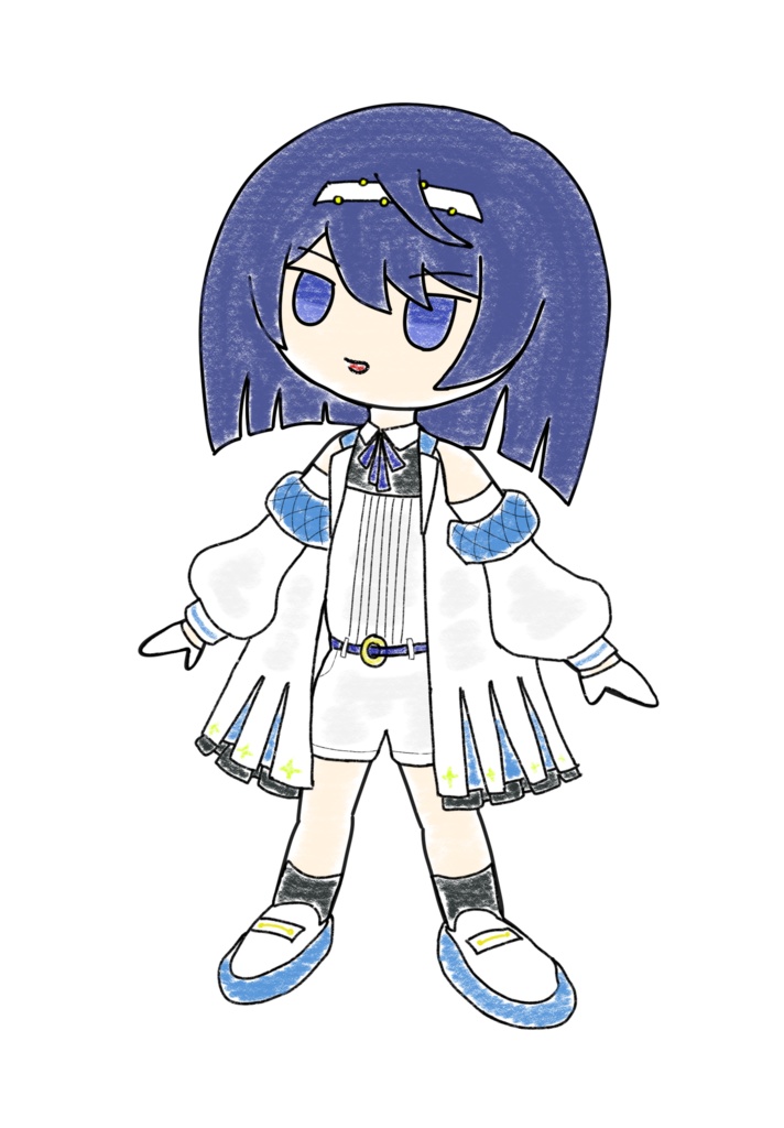 すずきつづみ クレヨン立ち絵ver4.1