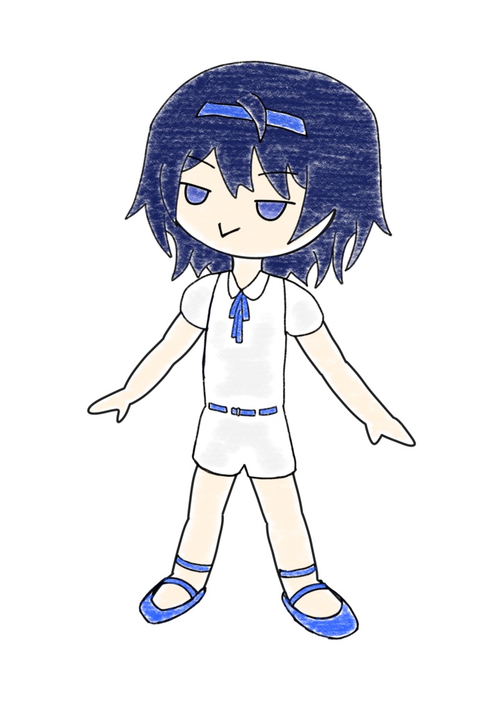 すずきつづみ クレヨン立ち絵