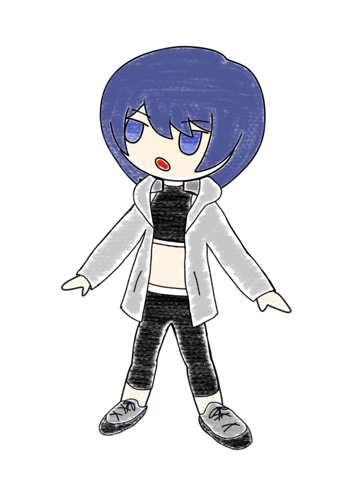 すずきつづみ クレヨン立ち絵