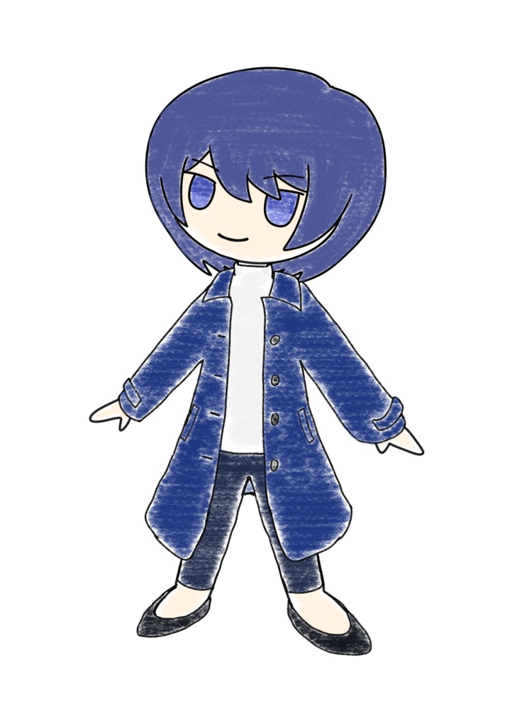 すずきつづみ クレヨン立ち絵