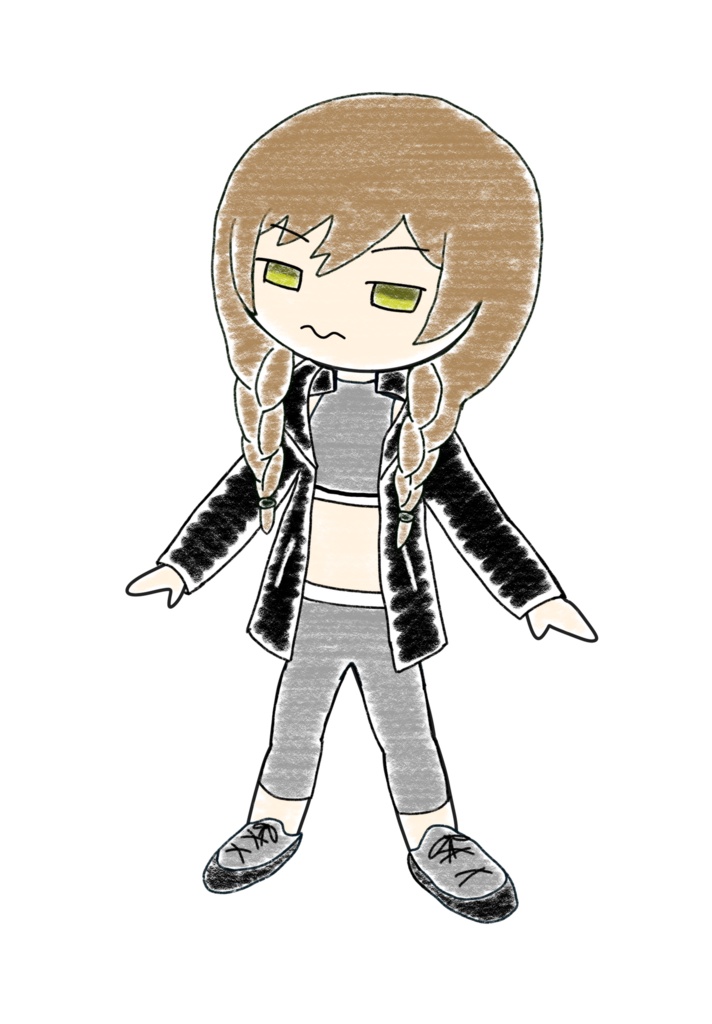 さとうささら クレヨン立ち絵ver4.1