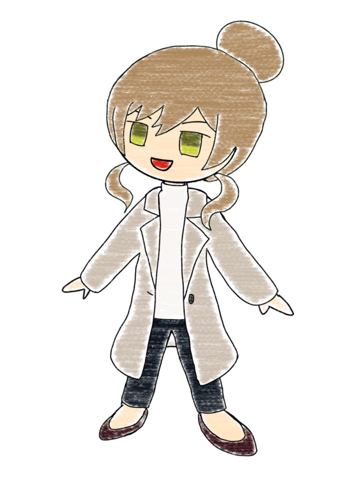 さとうささら クレヨン立ち絵