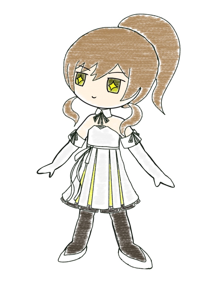 さとうささら クレヨン立ち絵ver4.1