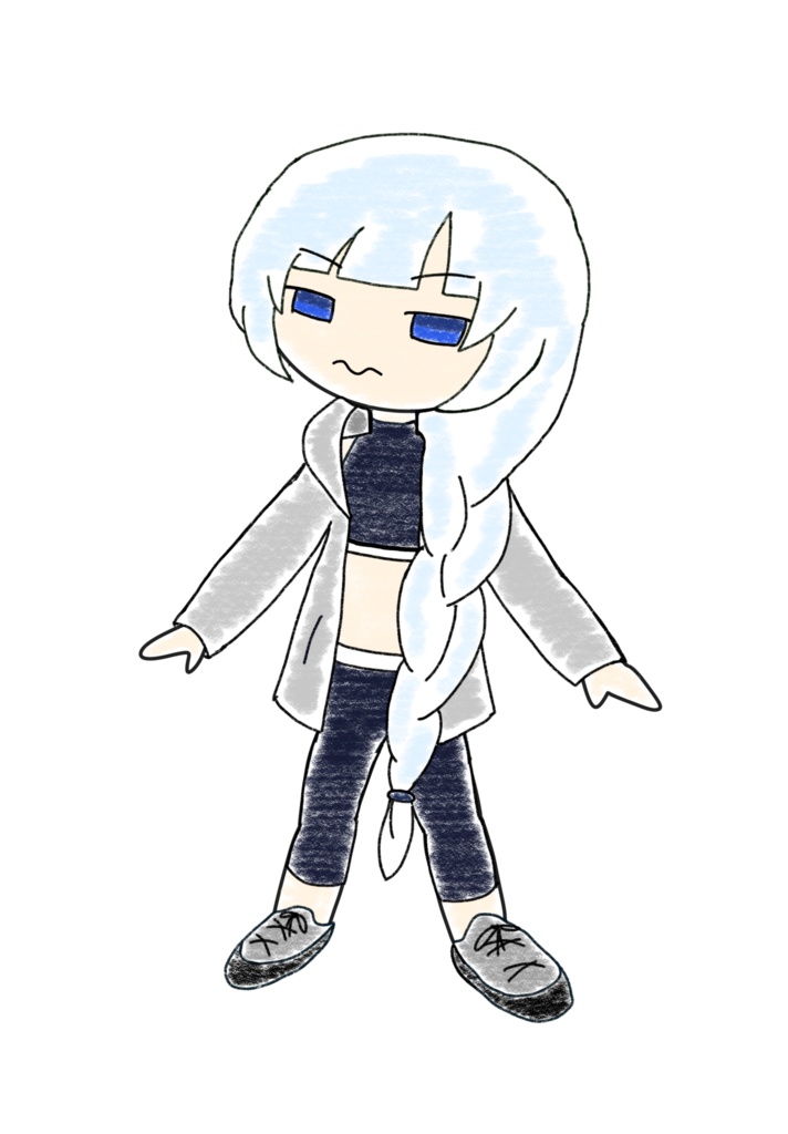 ホワイトカル クレヨン立ち絵ver4.1