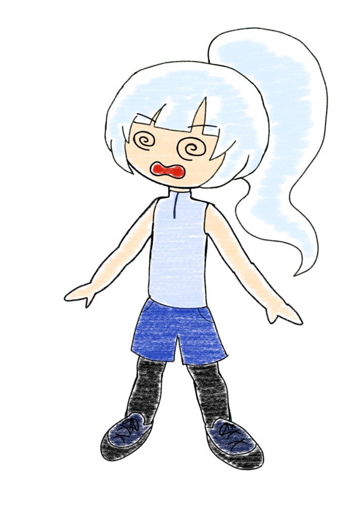 ホワイトカル クレヨン立ち絵