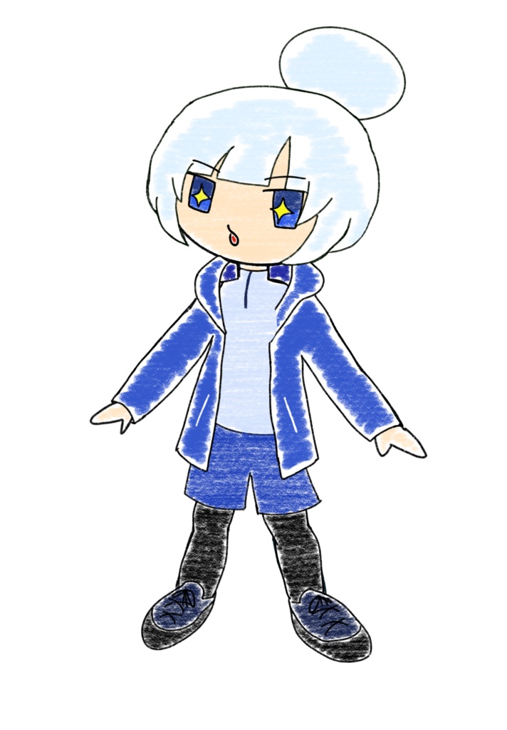 ホワイトカル クレヨン立ち絵