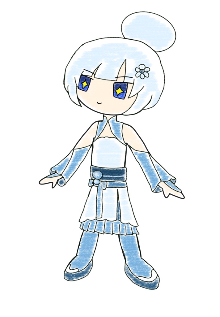 ホワイトカル クレヨン立ち絵ver4.1