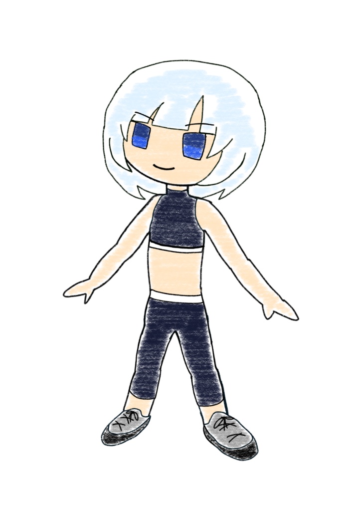 ホワイトカル クレヨン立ち絵