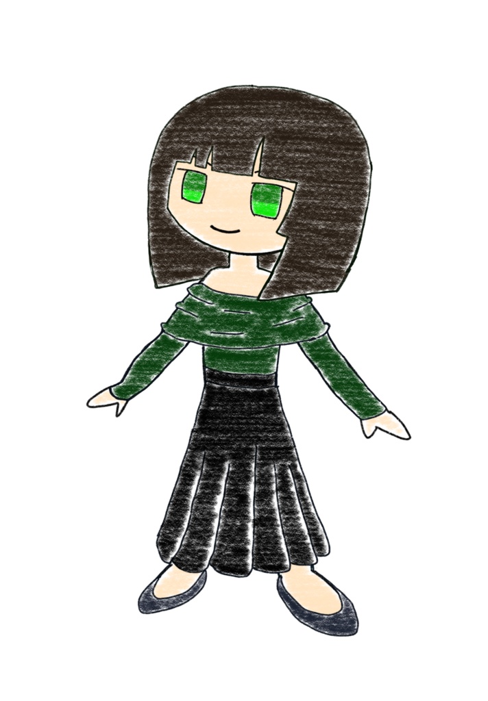 京町セイカ クレヨン立ち絵