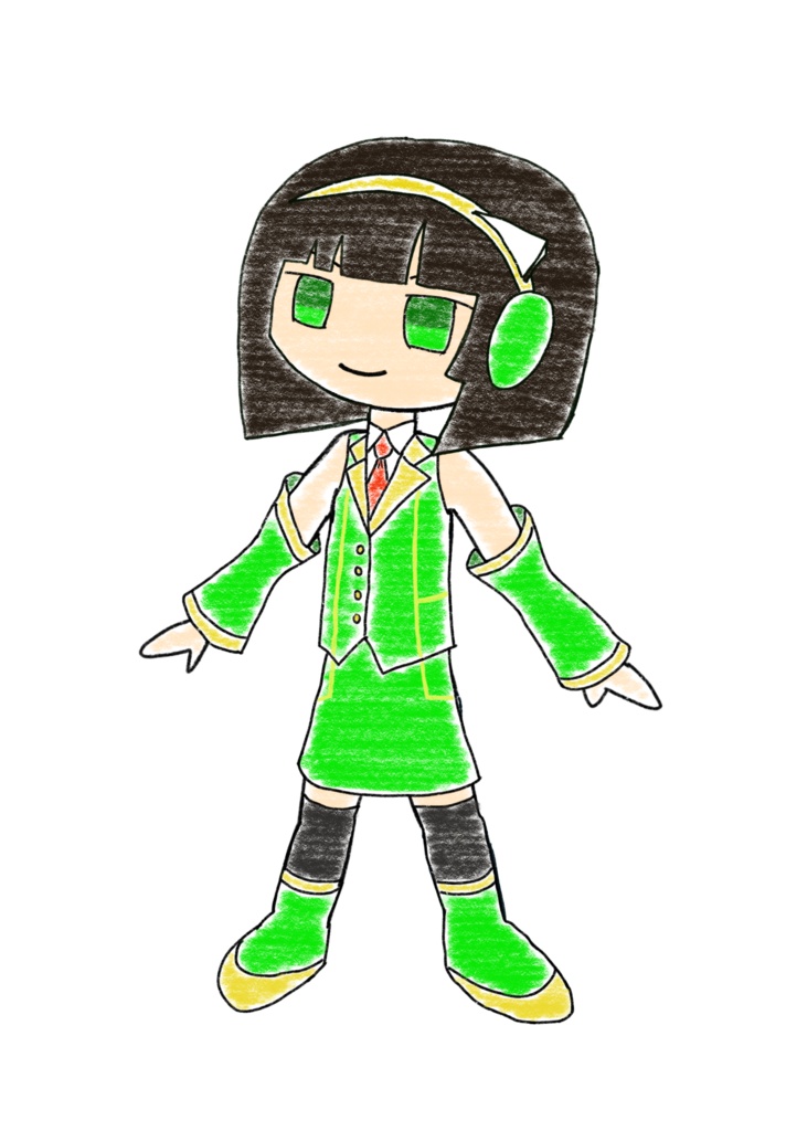 京町セイカ クレヨン立ち絵