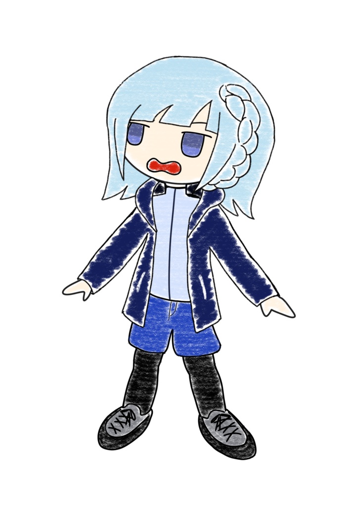 彩澄りりせ クレヨン立ち絵