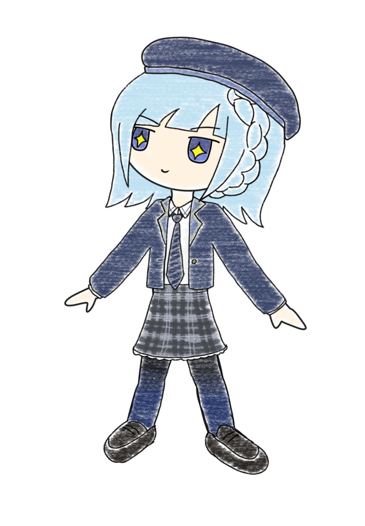 彩澄りりせ クレヨン立ち絵ver4.1