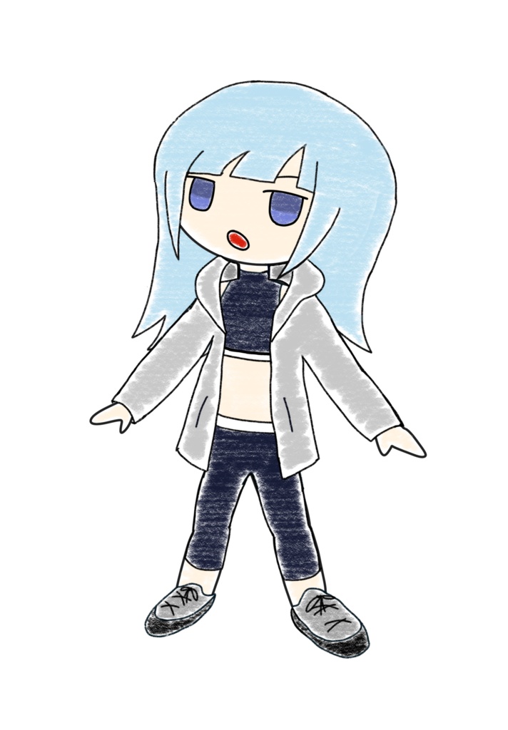 彩澄りりせ クレヨン立ち絵