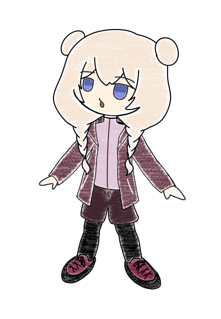 彩澄しゅお クレヨン立ち絵