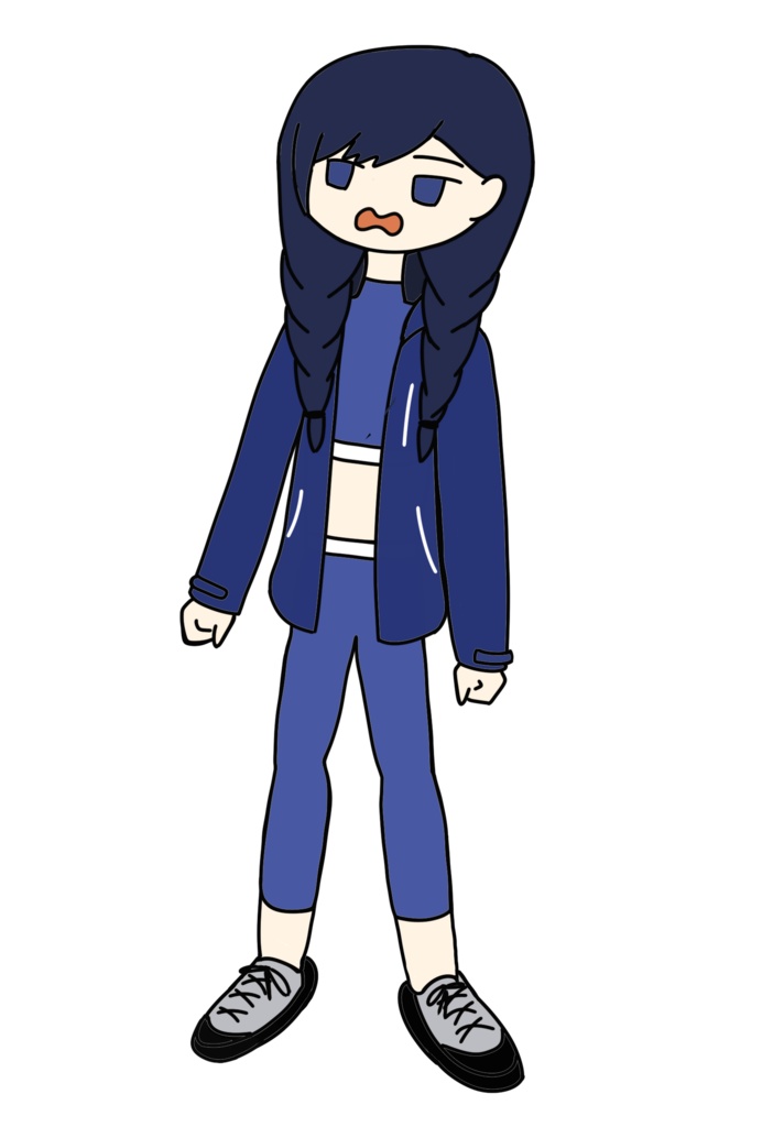 双葉湊音 アウトドアウェア立ち絵