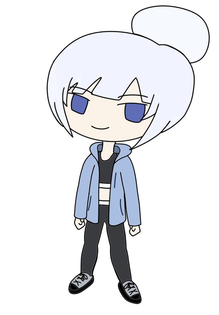 ミニホワイトカル アウトドアウェア立ち絵 ver2.0