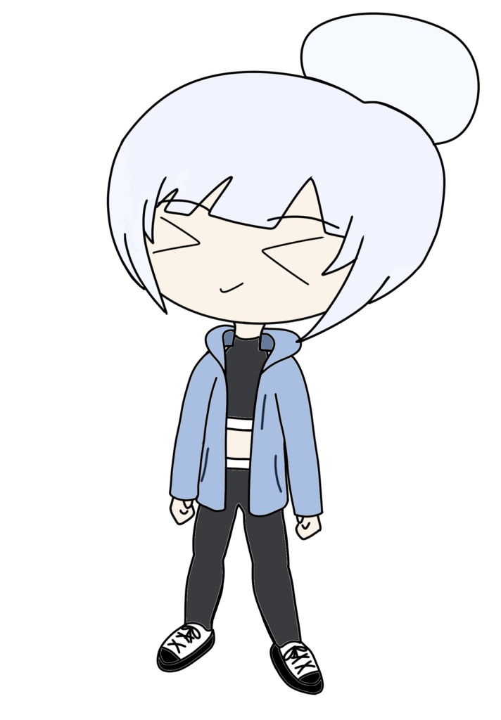 ミニホワイトカル アウトドアウェア立ち絵 ver1.1