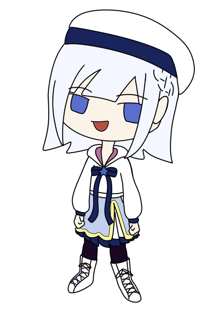 ミニ彩澄りりせ アウトドアウェア立ち絵ver2.3