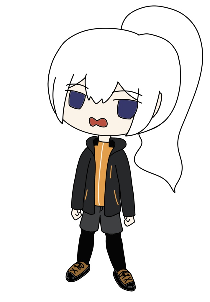 ミニ紲星あかり アウトドアウェア立ち絵