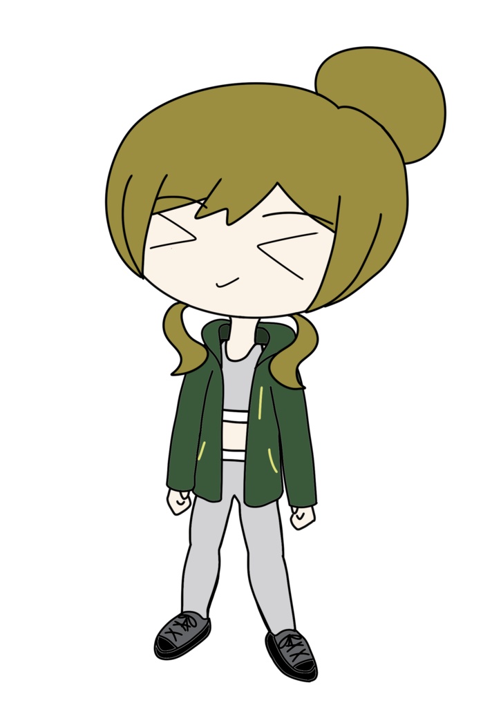 ミニさとうささら アウトドアウェア立ち絵