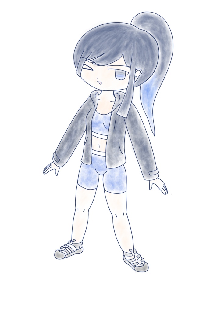 双葉湊音 ミニ水彩画立ち絵ver1.0