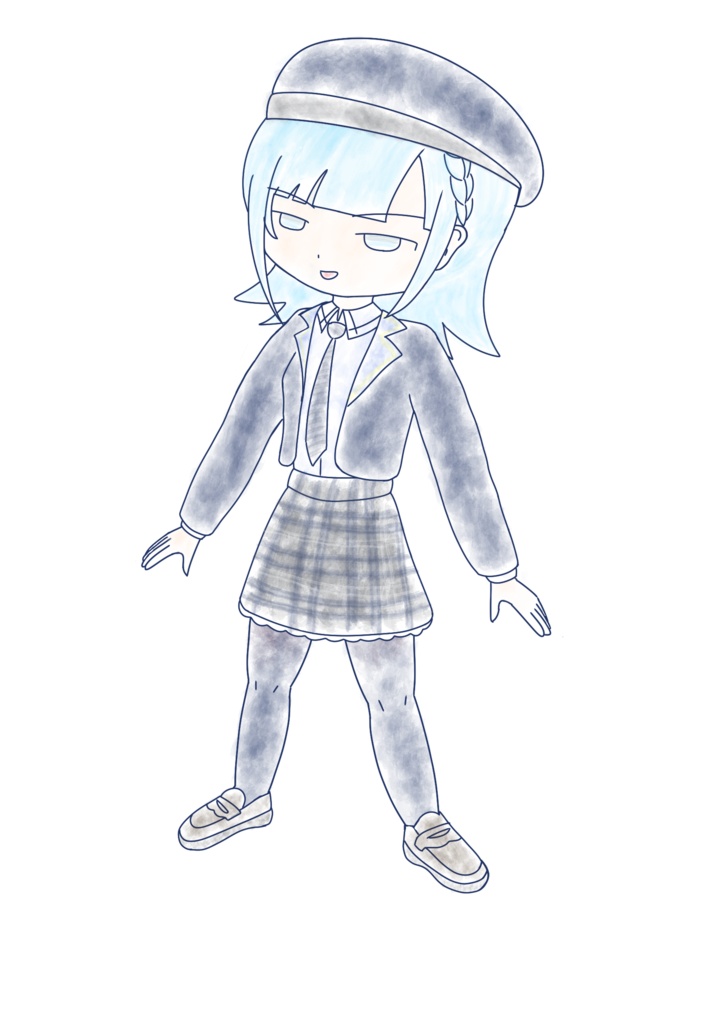 彩澄りりせ ミニ水彩画立ち絵ver1.0