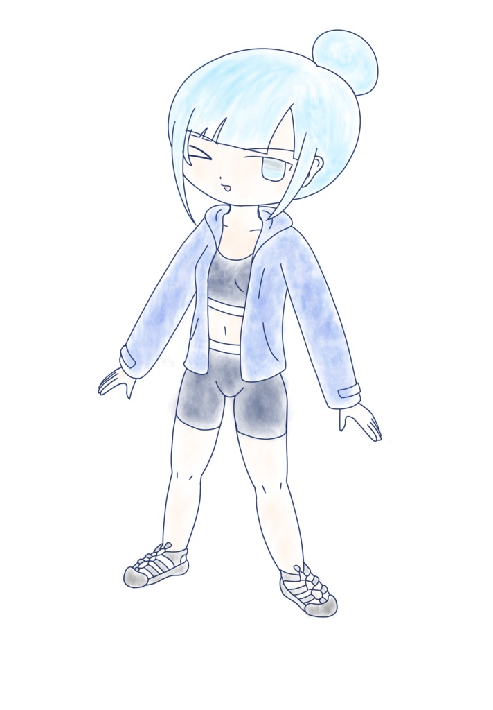 彩澄りりせ ミニ水彩画立ち絵ver1.0