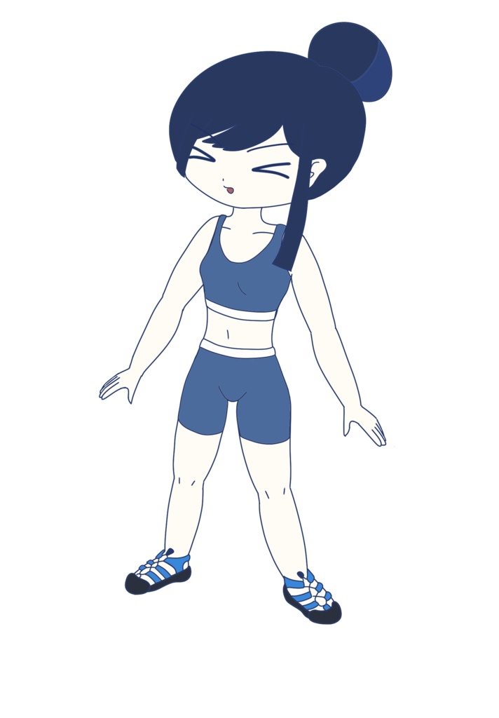 双葉湊音 アウトドアな立ち絵ver1.0