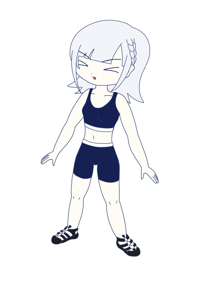 彩澄りりせ アウトドアな立ち絵ver1.0