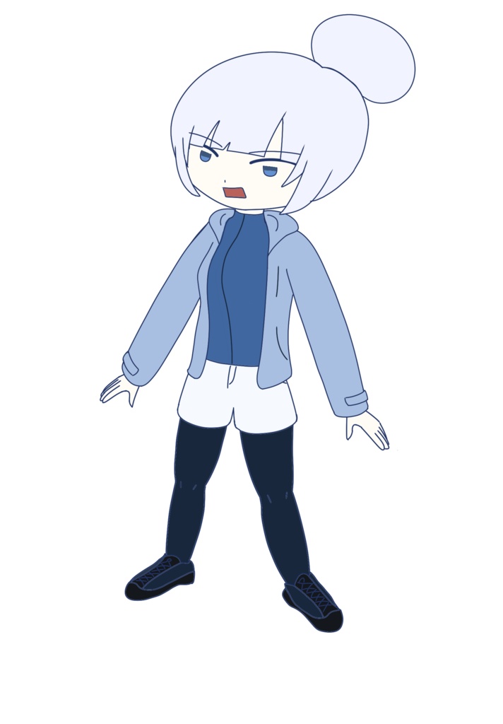 WhiteCUL アウトドアな立ち絵ver1.0