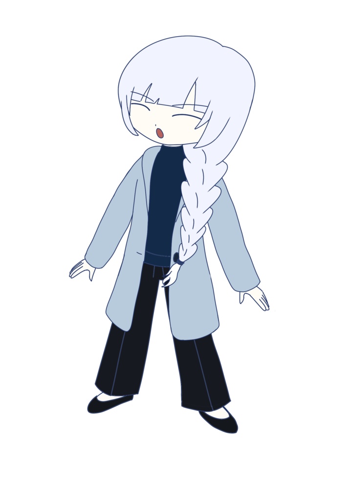 WhiteCUL アウトドアな立ち絵ver1.0