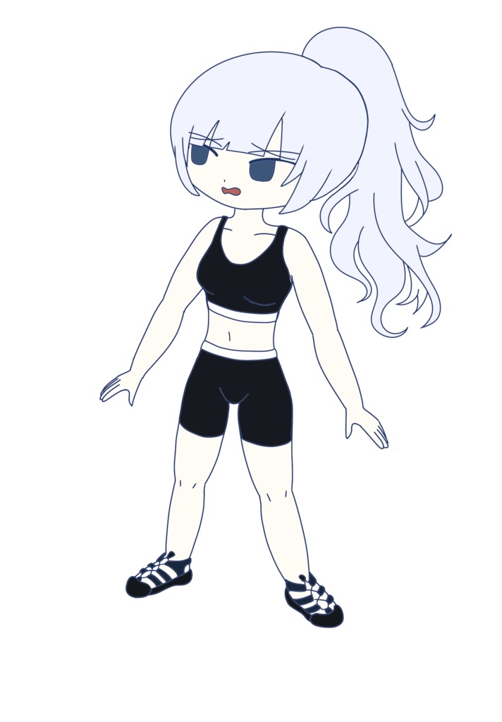 WhiteCUL アウトドアな立ち絵ver1.0