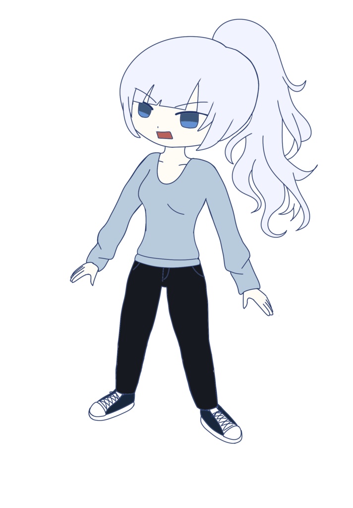 WhiteCUL アウトドアな立ち絵ver1.0