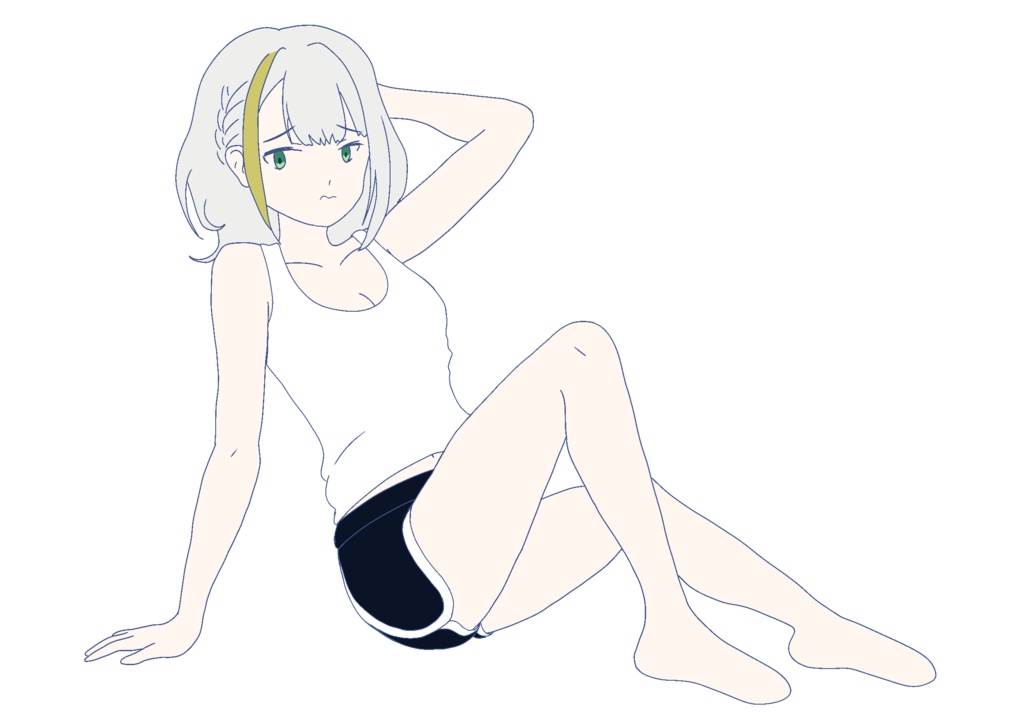 ふてくされ 紡乃世詞音 立ち絵 ver1.3