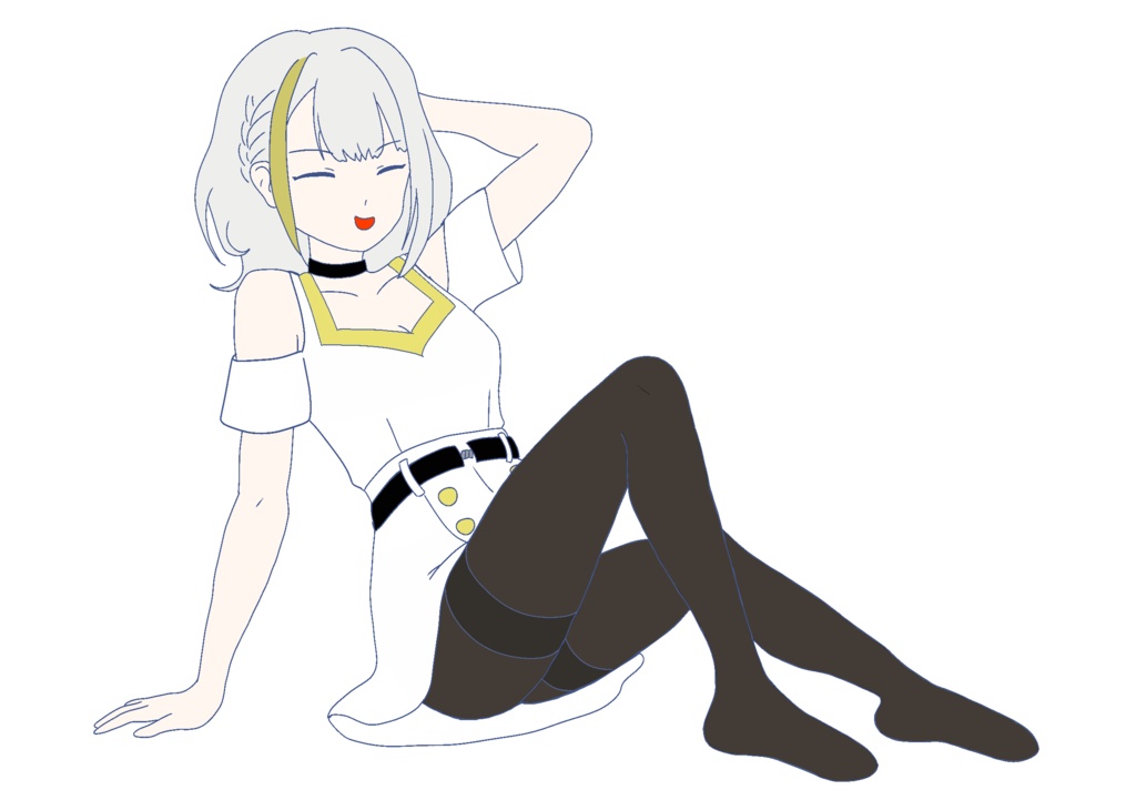 ふてくされ 紡乃世詞音 立ち絵 ver1.3