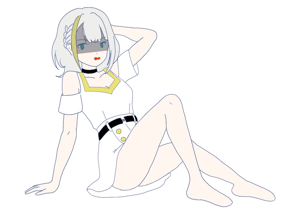 ふてくされ 紡乃世詞音 立ち絵 ver1.3