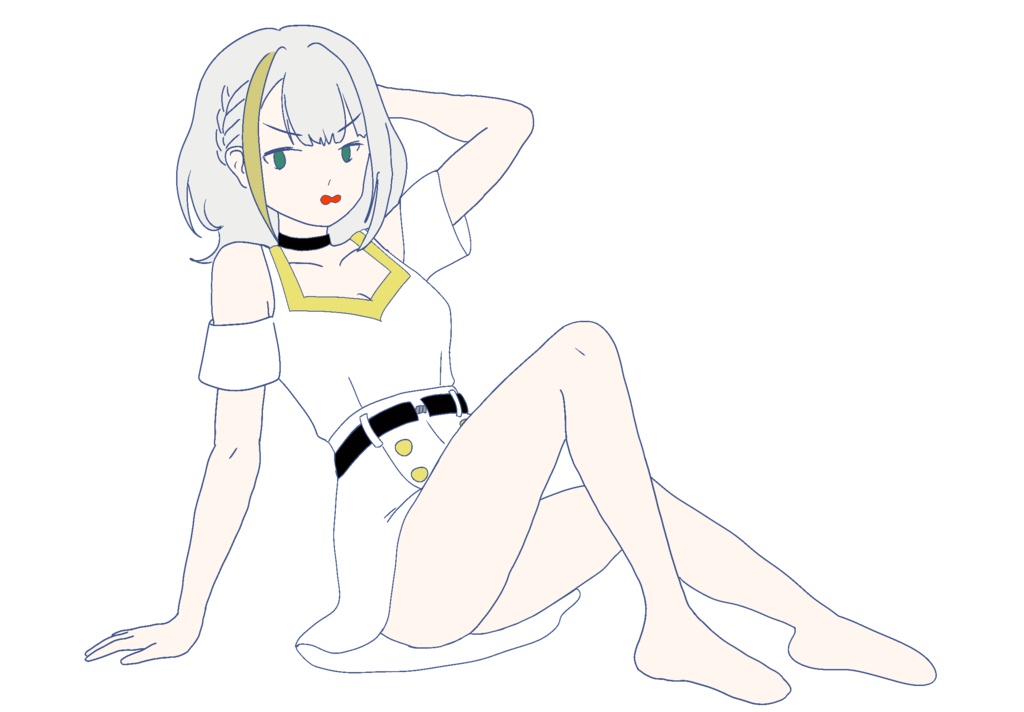 ふてくされ 紡乃世詞音 立ち絵 ver1.3