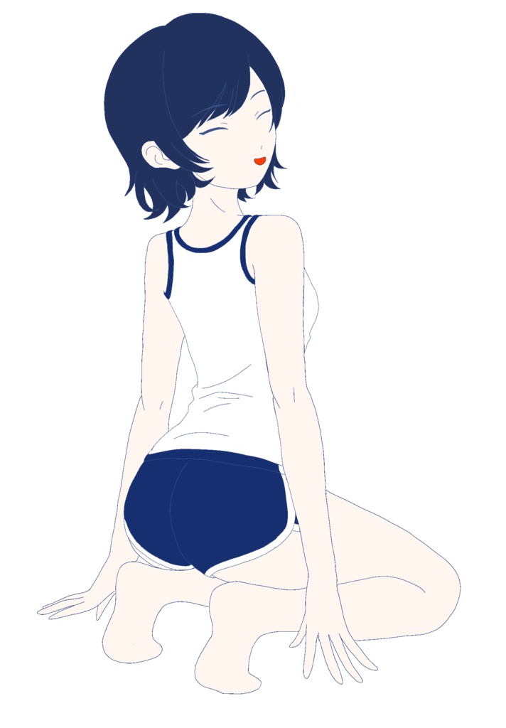 おすましアウトドア すずきつづみ 立ち絵 ver1.1