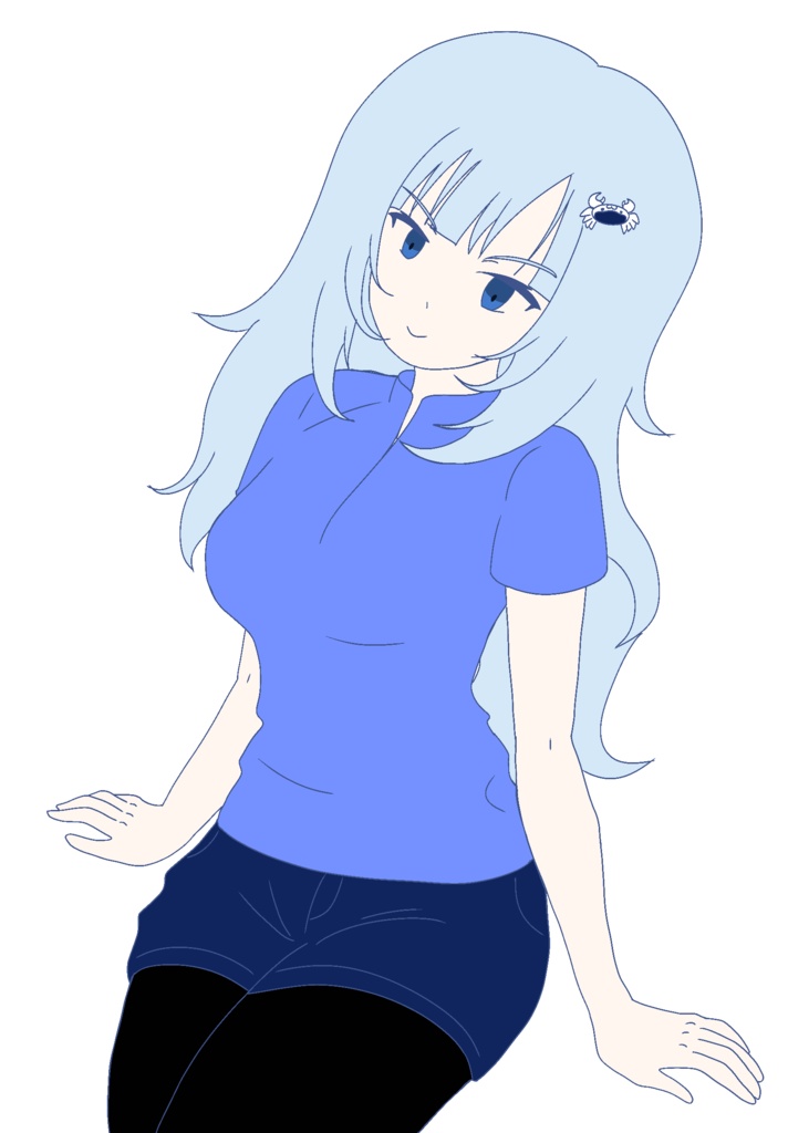 カニ探し用 雪さんことWhiteCUL立ち絵 ver1.0