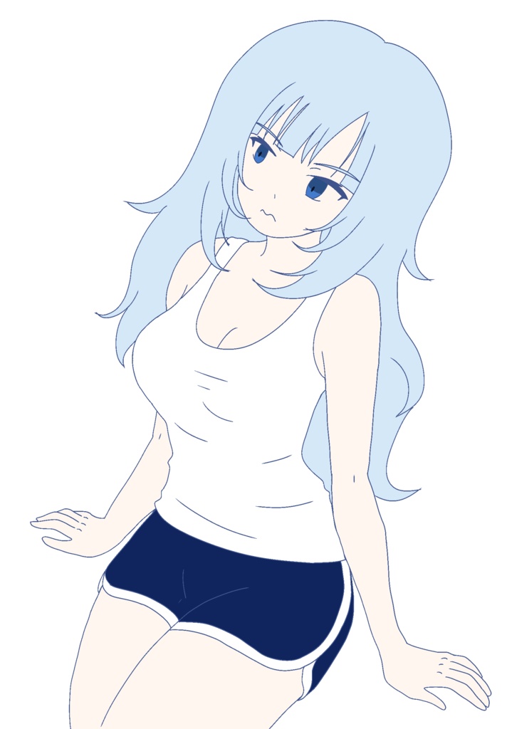 カニ探し用 雪さんことWhiteCUL立ち絵 ver1.0