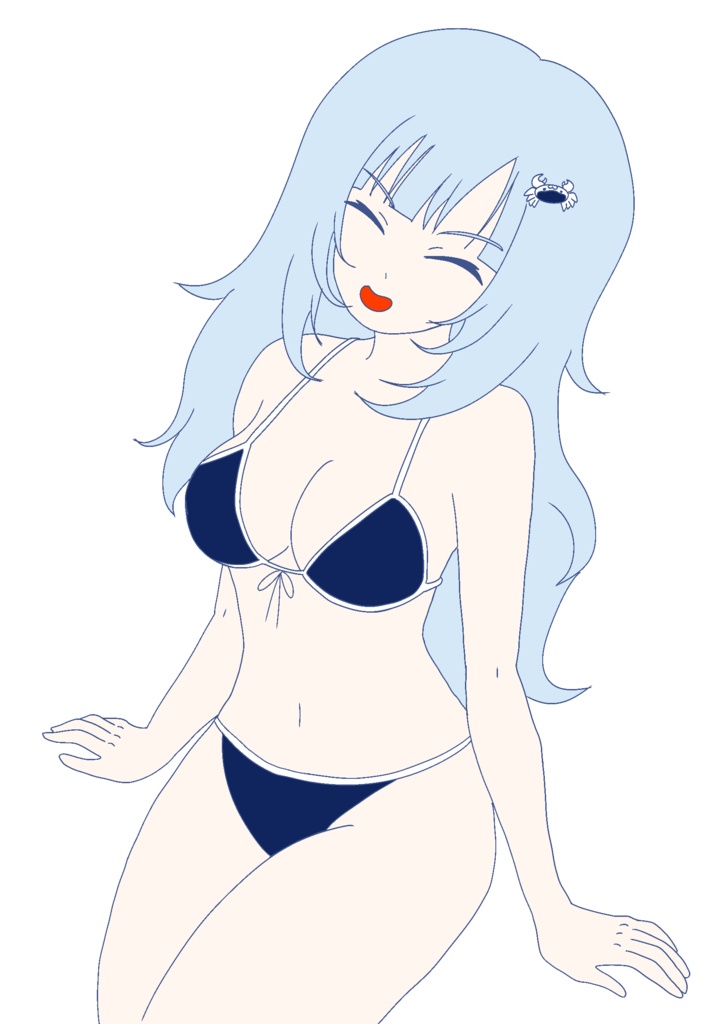 カニ探し用 雪さんことWhiteCUL立ち絵 ver1.0
