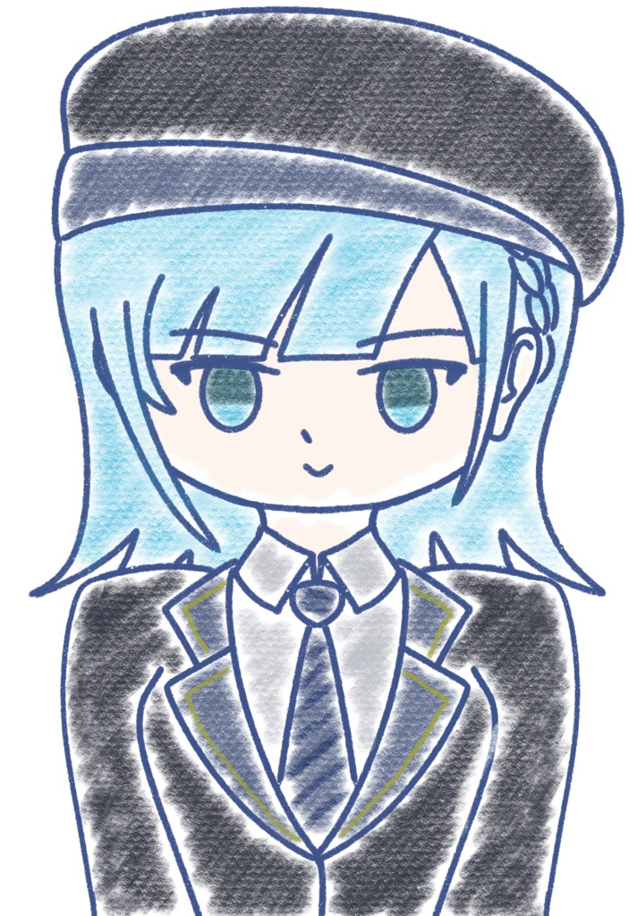 彩澄りりせ クレヨン上半身立ち絵ver1.0