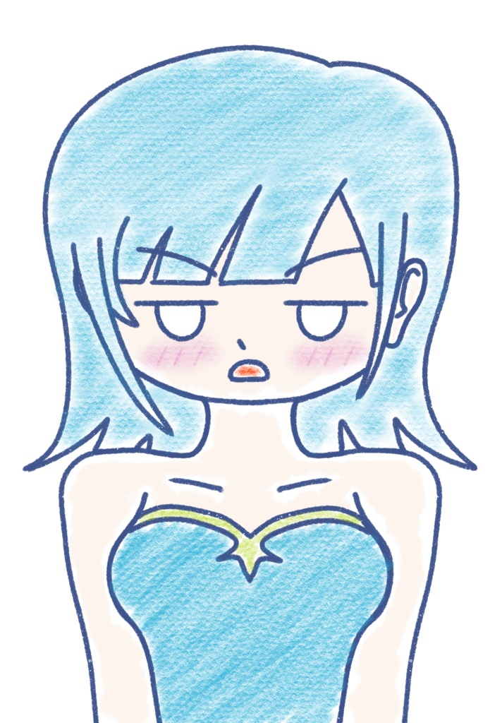 彩澄りりせ クレヨン上半身立ち絵ver1.3
