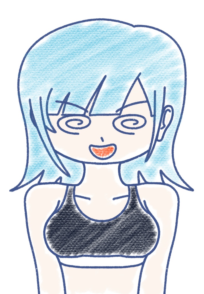 彩澄りりせ クレヨン上半身立ち絵ver1.0