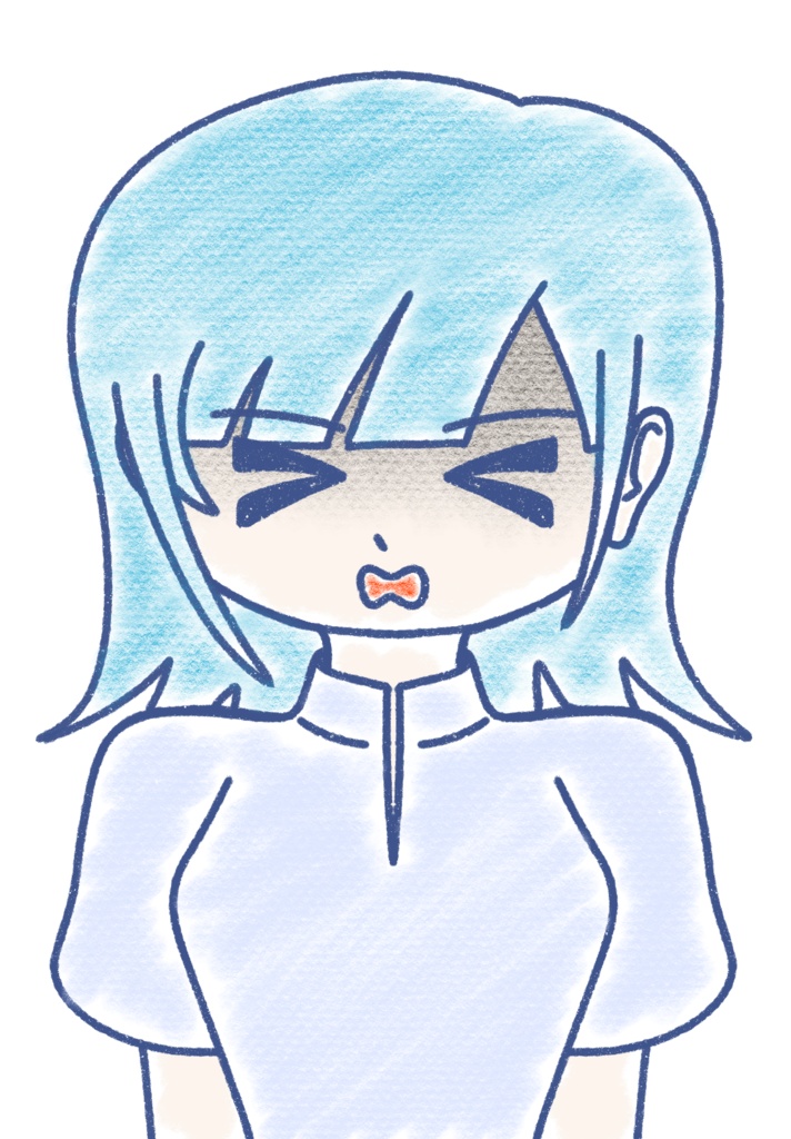 彩澄りりせ クレヨン上半身立ち絵ver1.3