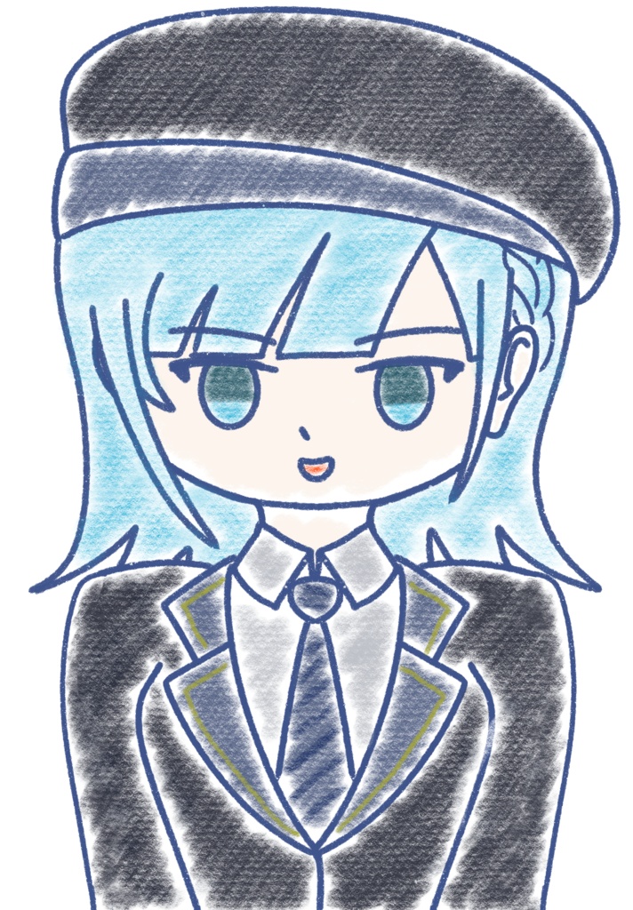 彩澄りりせ クレヨン上半身立ち絵ver1.3